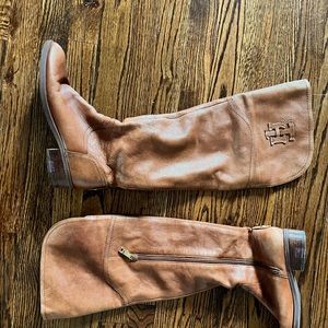 Brown Over the knee boot boots by "Tommy Hilfiger